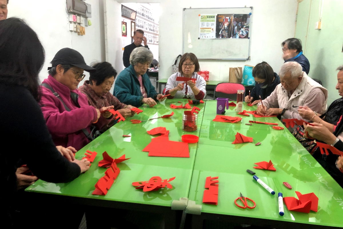 新春剪紙班第一場活動照片1